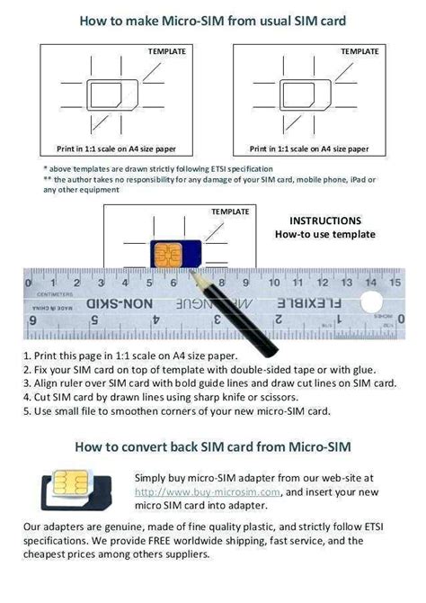 Image result for Sim Card Cut Template