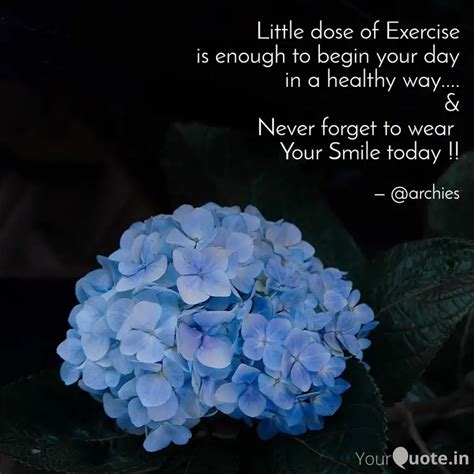 Little dose of Exercise i... | Quotes & Writings by Archana Neel ...