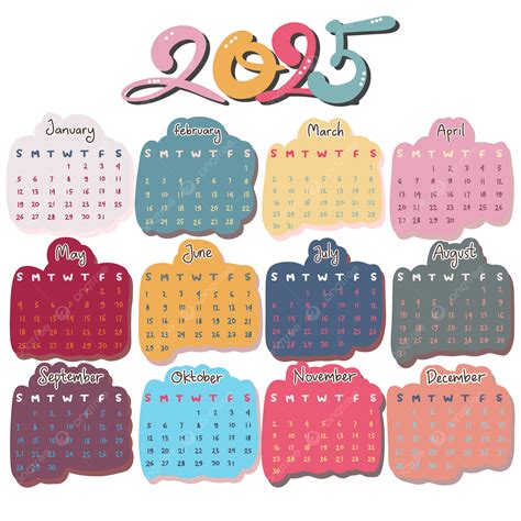 Cute 2025 Calendar Printable Free