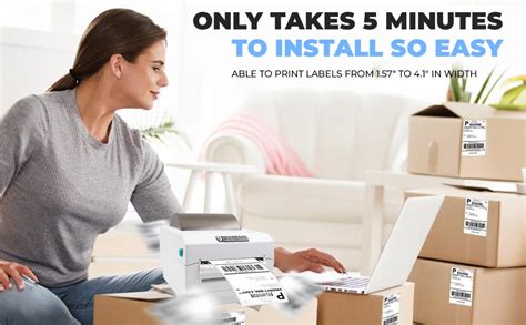 SHREYANS (CD410 4 Inch Receipt, Label Printer for Invoicing & Labelling ...