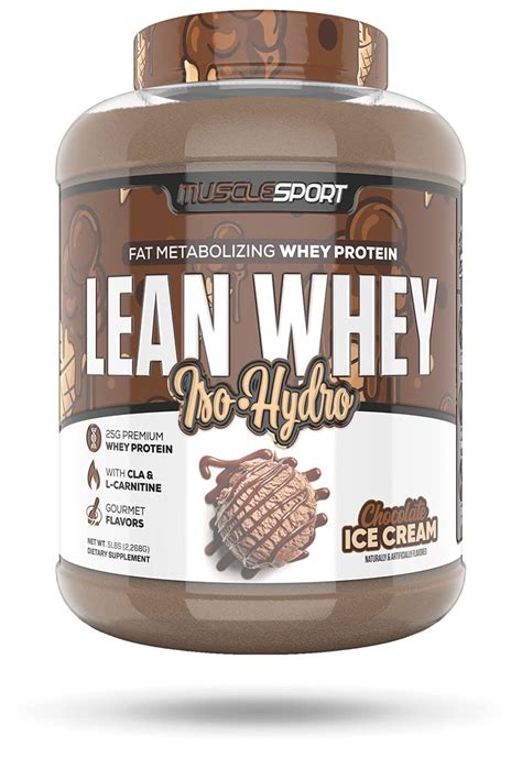 Buy Musclesport MUSCLE SPORT LEAN WHEY ISO HYDRO 5LB ZING WHEY PROTEIN ...
