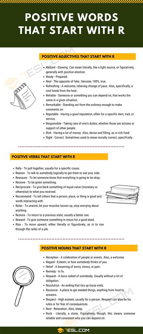 202+ Positive Words That Start With R: Lists, Meanings, and Examples • 7ESL