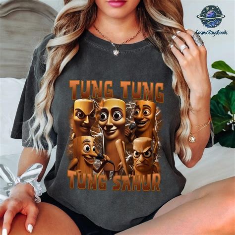 Camiseta italiana Brainrot Meme de Tung Tung Tung Sahur - Etsy México