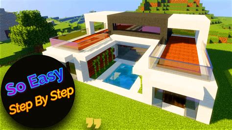Image result for Minecraft Modern House Tutorial Easy