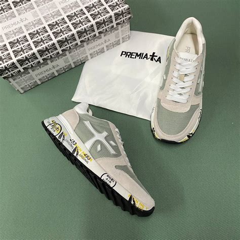 premiata ayakkabi sneakers erkek bej gri beyaz yeni sezon