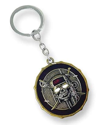 Mohaa Pirates of the Caribbean Keychain Jack Sparrow Captain Skull ...