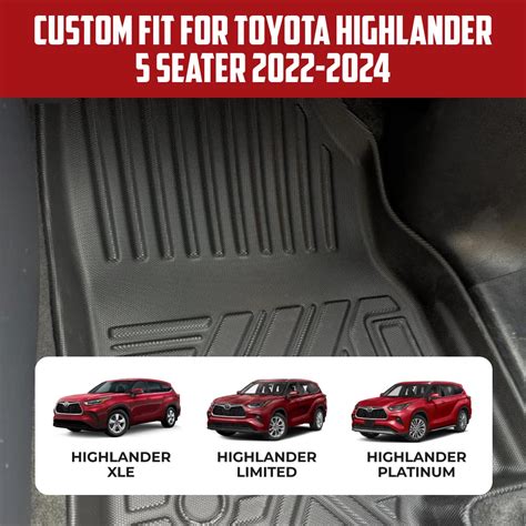 Toyota Highlander Floor Mats | Owleys – Free Shipping Today