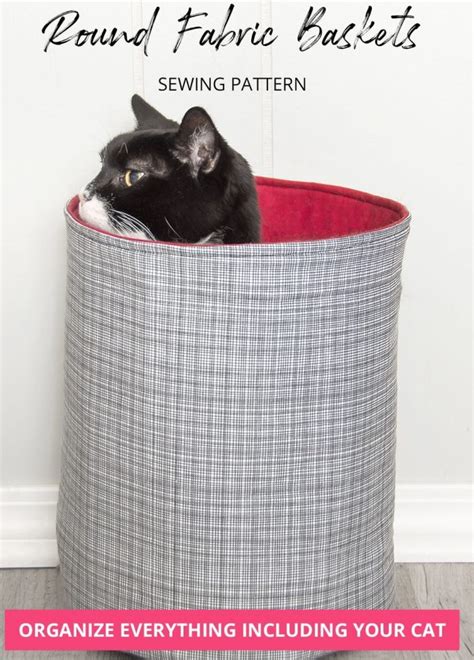 Image result for Round Fabric Baskets Tutorial