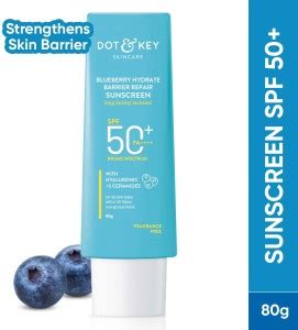 Dot & Key Sunscreen - SPF 50 PA++++ Blueberry Hydrate Barrier Repair ...