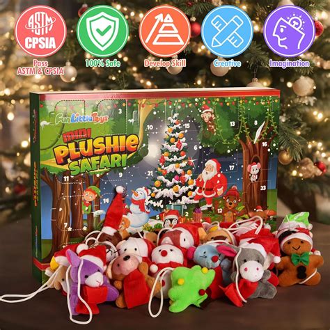 FUNLITTLETOYS FUN LITTLE TOYS Mini Stuffed Animals Christmas India | Ubuy