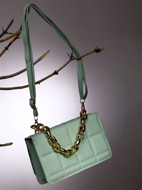 Haute Sauce Women Textured Pu Structured Sling Bag