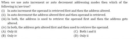 CO and Architecture: Addressing Mode