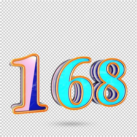 Premium PSD | Number 168