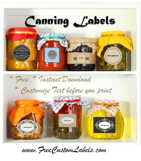 Image result for Free Canning Labels