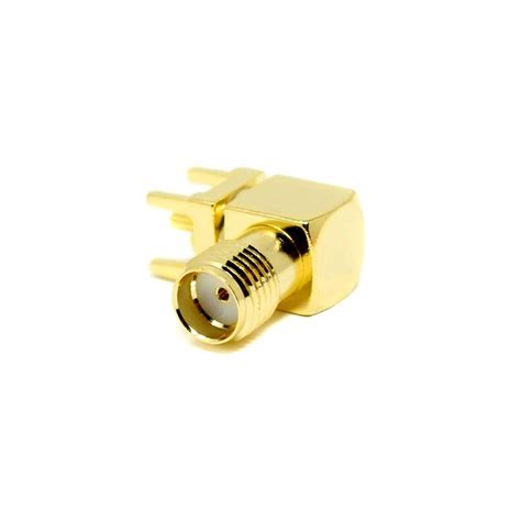 SMA Female Connector Right Angled Through-Hole for PCB Mount buy online ...