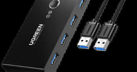 UGREEN US216 2 In 4 Out USB 3.0 Sharing Switch Box Lowest Price in India