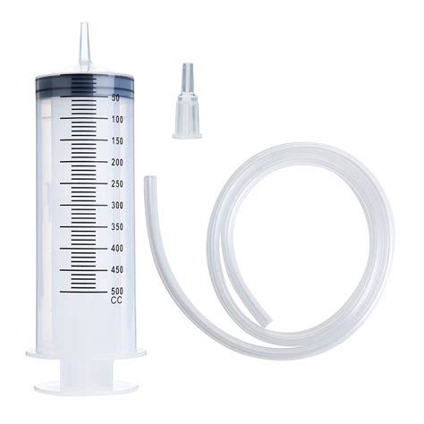 500ml Syringe with Tube, Extra Large Plastic Syringes with Tubing for ...