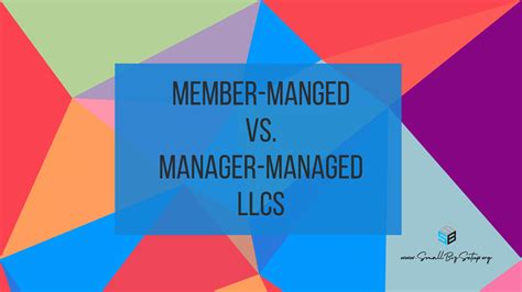 Member-Managed LLCs vs. Manager-Managed LLCs | www.smallbizsetup.org