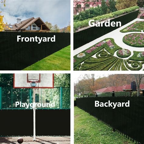 Balcony Shade Cover 6ft X 25ft Privacy Fence Screen - Heavy-Duty Mesh ...
