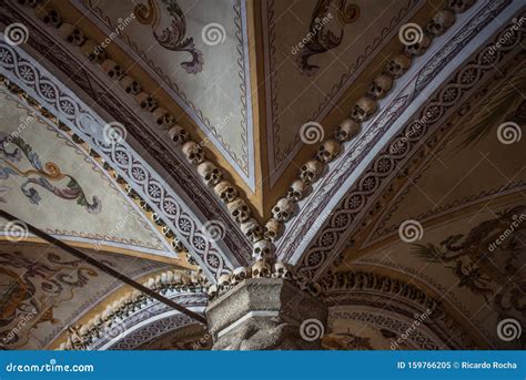 Bone chapel in Evora editorial image. Image of dungeon - 159766205