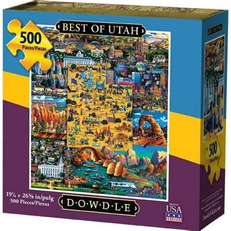 Dowdle Jigsaw Puzzle - Best of Utah - 500 Piece - Walmart.com - Walmart.com