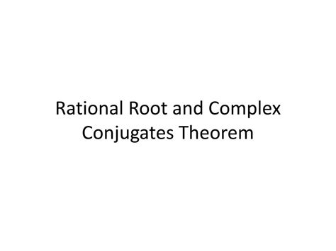 Image result for Complex Conjugate Theorem