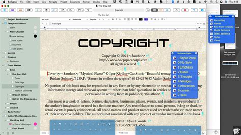 Frequent Insertion of Special Symbols on OSX Monterey 12.4 - Scrivener ...