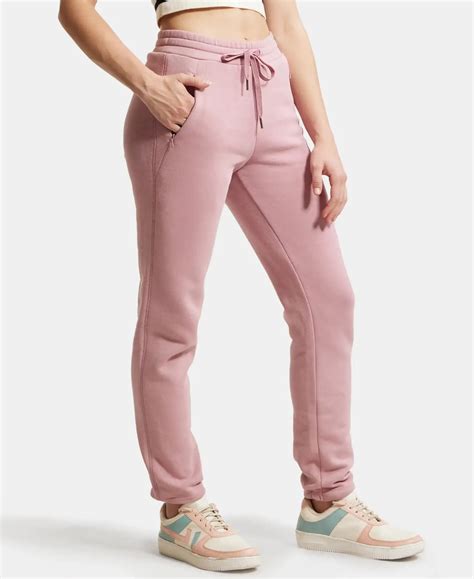 Buy Super Combed Cotton Rich Fleece Fabric Relaxed Fit Trackpants With ...