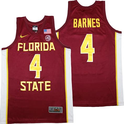 Florida State #4 Scottie Barnes NCAA Basketball Jersey – Robert Henrys