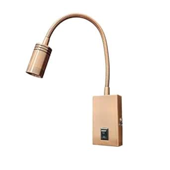 DENICRAAS LED Wall Lamp for Bedroom, Flexible Gooseneck, Spotlight with ...