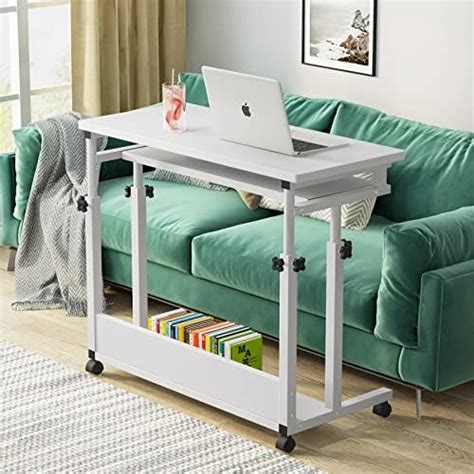 Tribesigns Portable Desk for Sofa and Bed, Height Adjustable Laptop ...