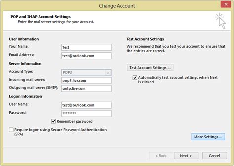 Image result for Outgoing Email Server Settings