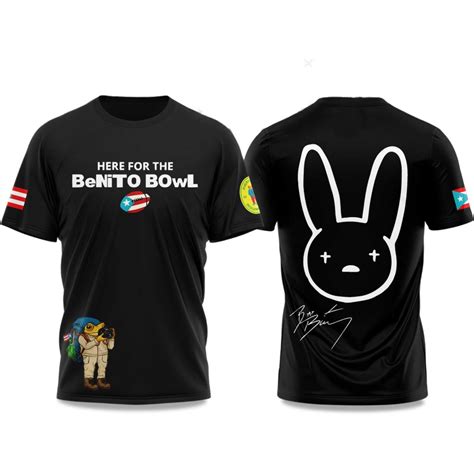 Here For The Benito Bowl Bad Bunny Puerto Rico 2025 Shirt