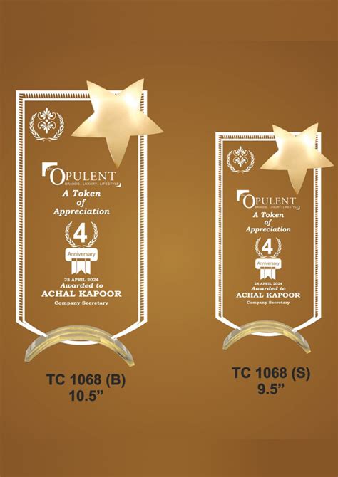 Acrylic Trophy Maker,trophies & Awards manufacturers Shop in Delhi NCR ...