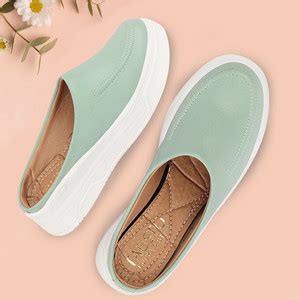 FAUSTO Outdoor Fashion Stitched Design Open Back Platform Heel Slip On ...