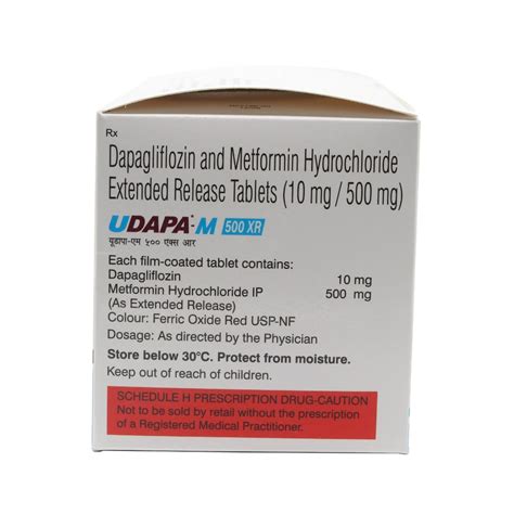 Udapa-M 500 XR Tablet 10's Price, Uses, Side Effects, Composition ...