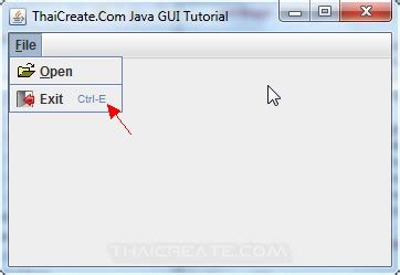 Image result for JMenuBar Java
