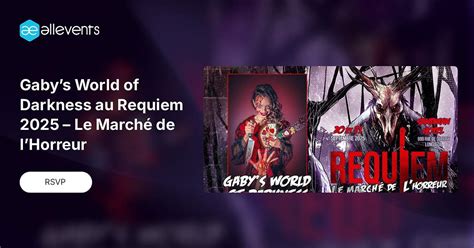 Gaby’s World of Darkness au Requiem 2025 – Le Marché de l’Horreur ...