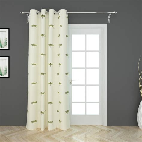 Buy Medley-Simply Serene Embroidered Door Curtain - Single Pc - 120 x ...