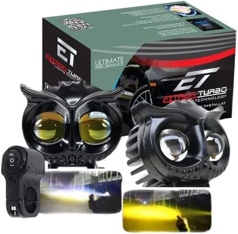 ELTRON TURBO 3 Months Warranty OWL Shape Imported Fog Light 12V 45w DC ...
