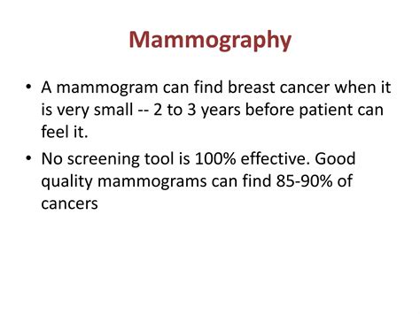 Breast imaging modalities | PPTX