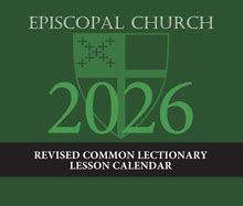 2026 Episcopal Church Revised Common Lectionary Lesson Calendar ...