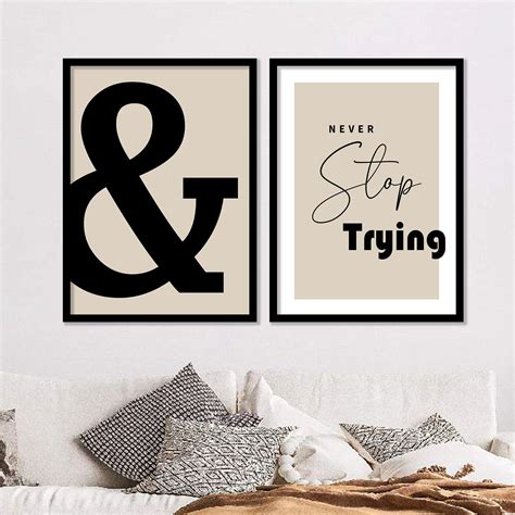Motivational Quotes Framed Posters for Home and Office Decor - Wall Art ...