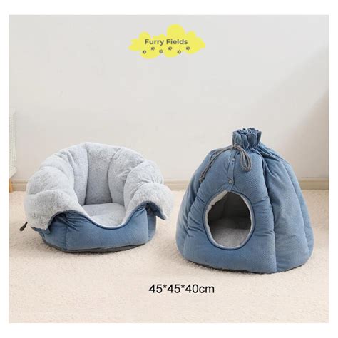 Cozy 2-in-1 Plush Cat Bed & House: Ultimate Pet Comfort | Cat bed, Pet ...