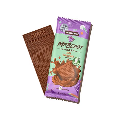 Buy Mr Beast Chocolate Bar Feastables 60 gram (USA import) Online at ...