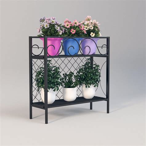 Zhongma 2 Tier Metal Plant Stand Planter for Small Spaces - India | Ubuy