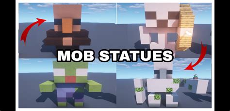 Image result for Minecraft Stone Mob Statue Tutorial