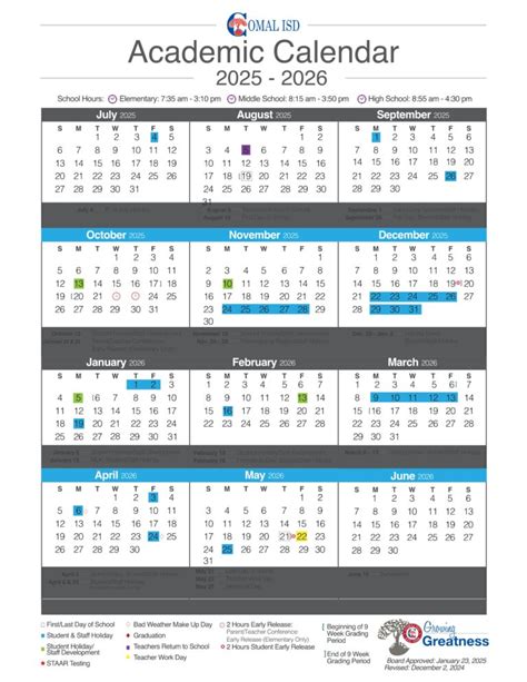 Comal ISD School Calendar 25-26 [PDF] - EduCounty