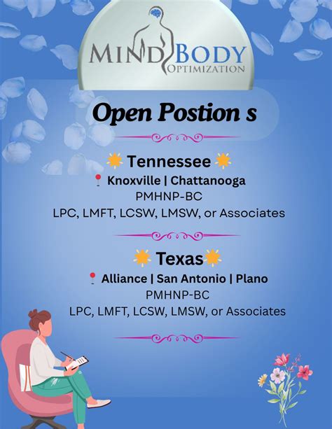 🚨 We’re Hiring across Tennessee and Texas! 🚨 Mind Body Optimization is ...