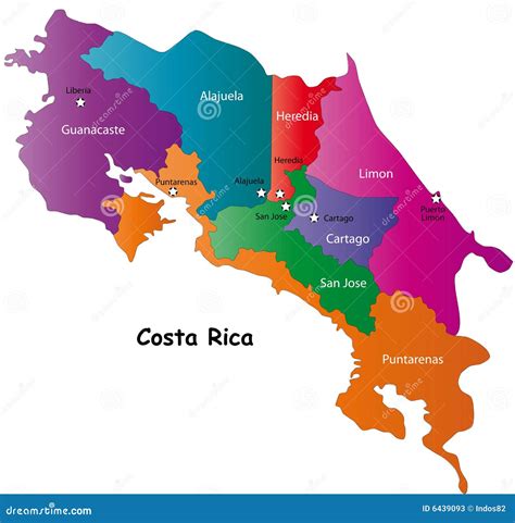 Map Of Costa Rica